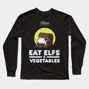 FRIEREN: BEYOND JOURNEY¨S END: EAT ELFS & VEGETABLES (GRUNGE) Long Sleeve T-Shirt